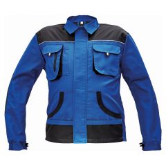 BE-01-002 CARL jacheta albastru royal/gri