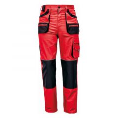 FF CARL BE-01-003 pantaloni roșu/negru