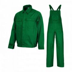Costum salopeta cu pieptar MEX, 100% BBC,Culoare Verde, (9081)