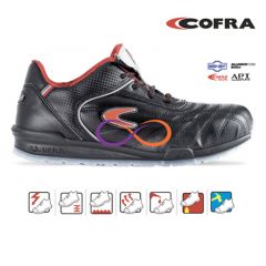 Pantof de protectie cu bombeu aluminiu si lamela antiperforatie non-metalica, MEAZZA S1P